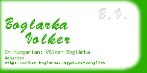 boglarka volker business card